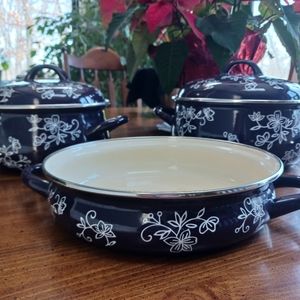 Temp-Tations Floral Lace Cookware